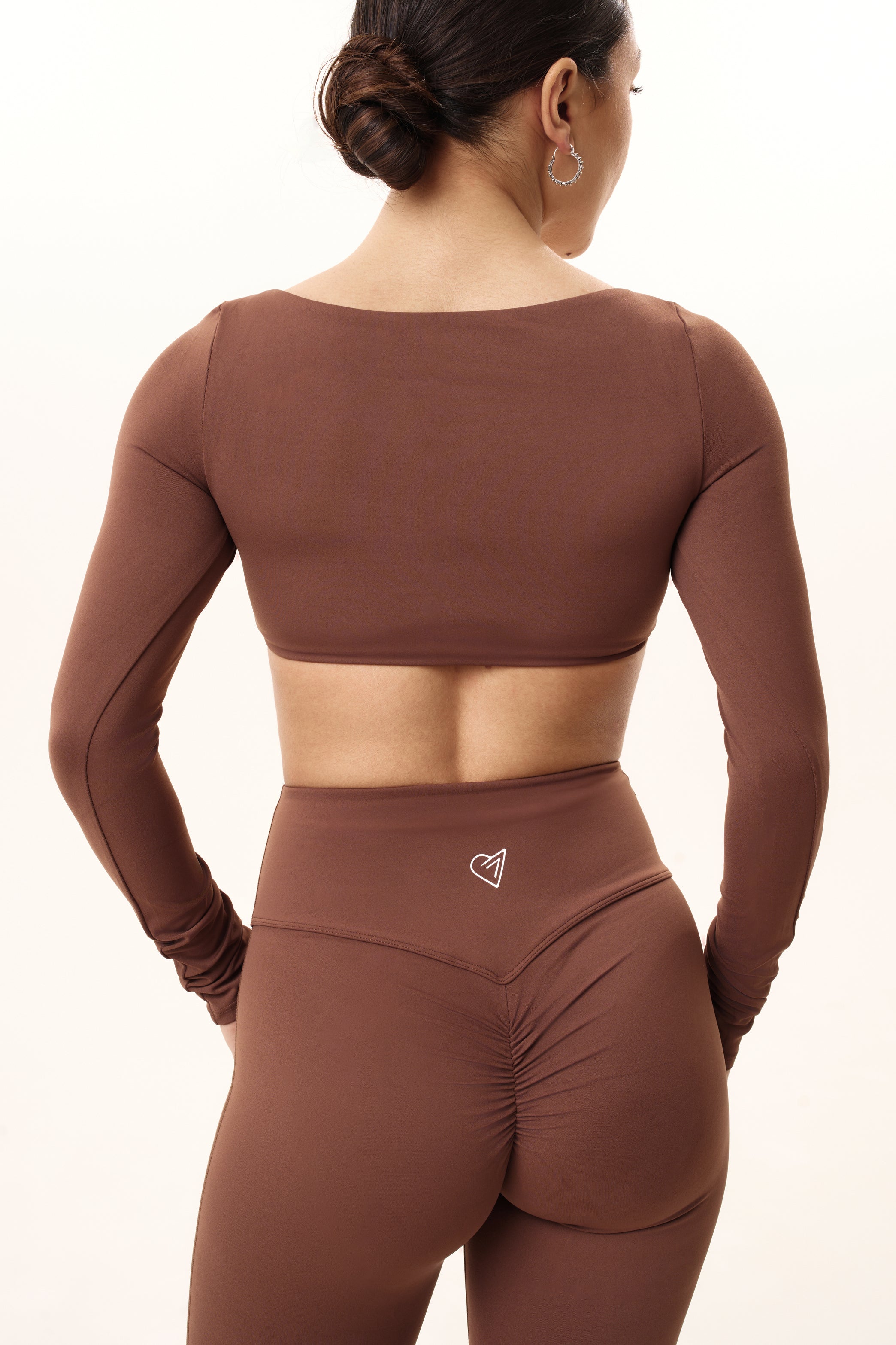 Long Sleeve Top - Brown