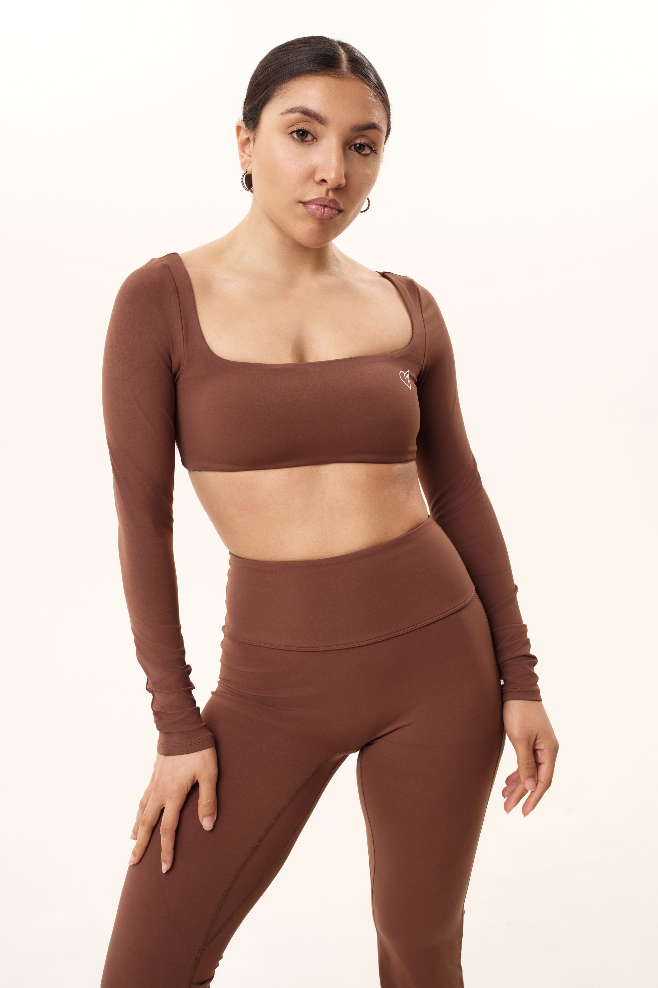 Long Sleeve Top - Brown