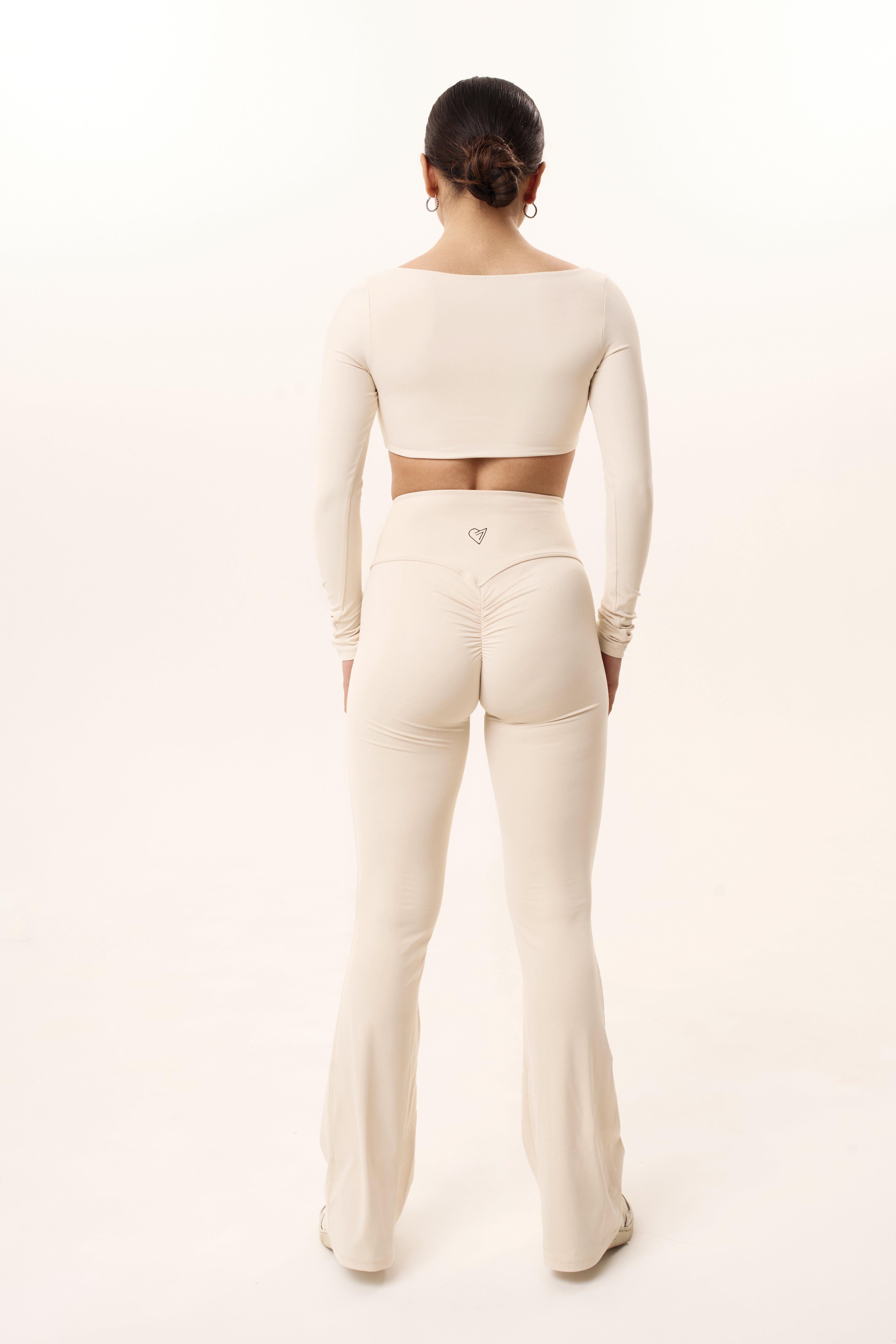 Flare leggings - Milky