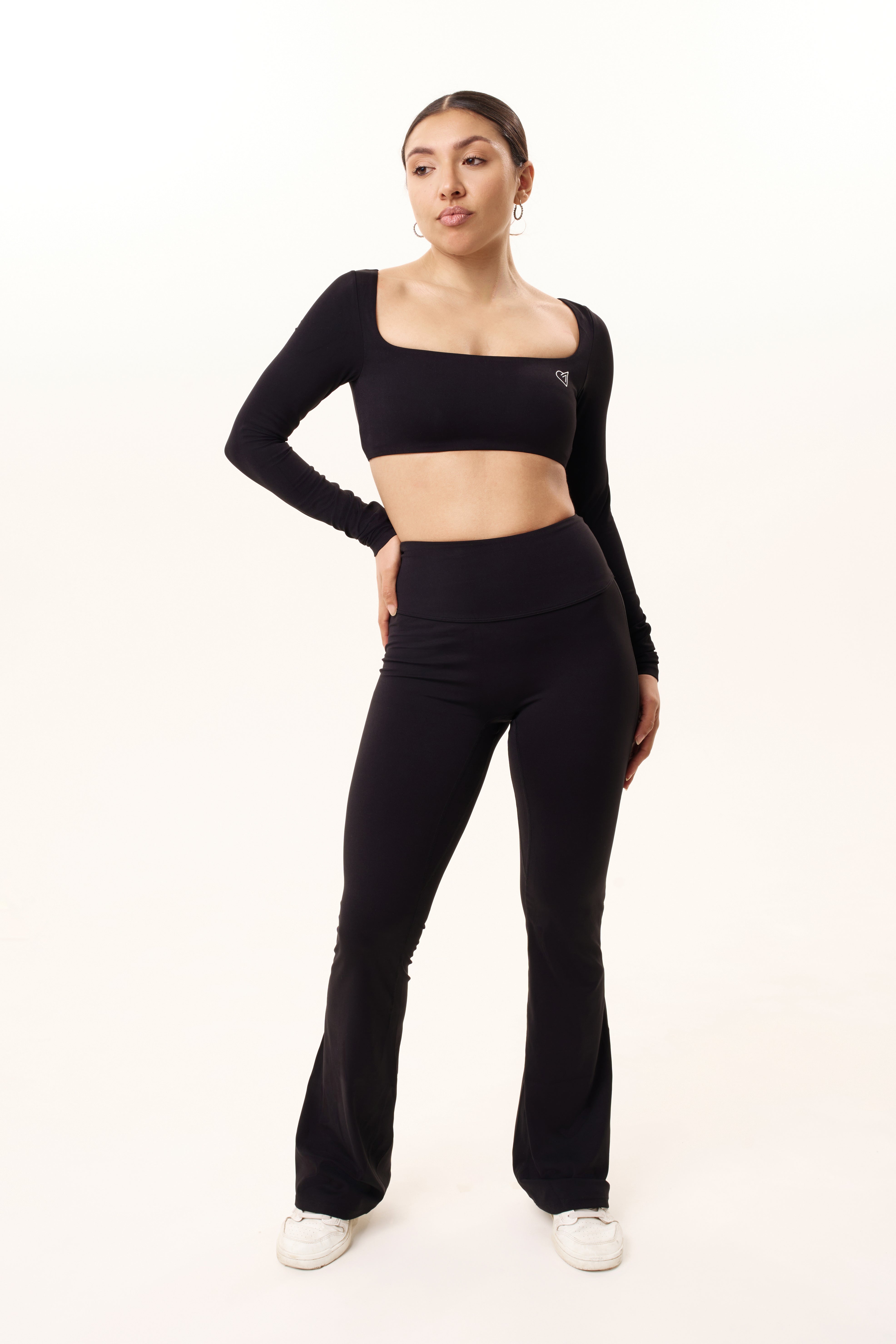 Flare Leggings - Black