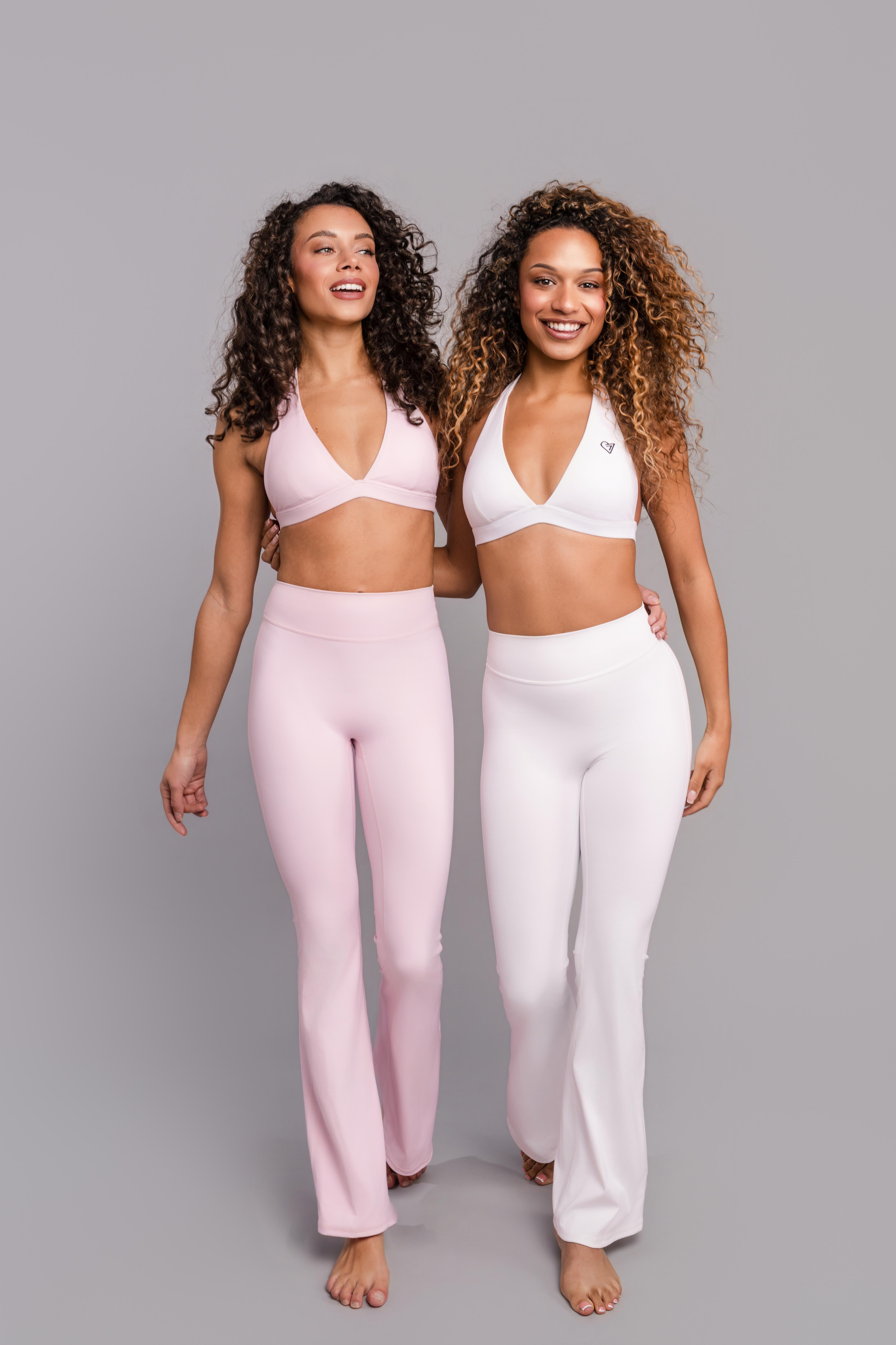 Infinity Flare leggings - Pale Pink