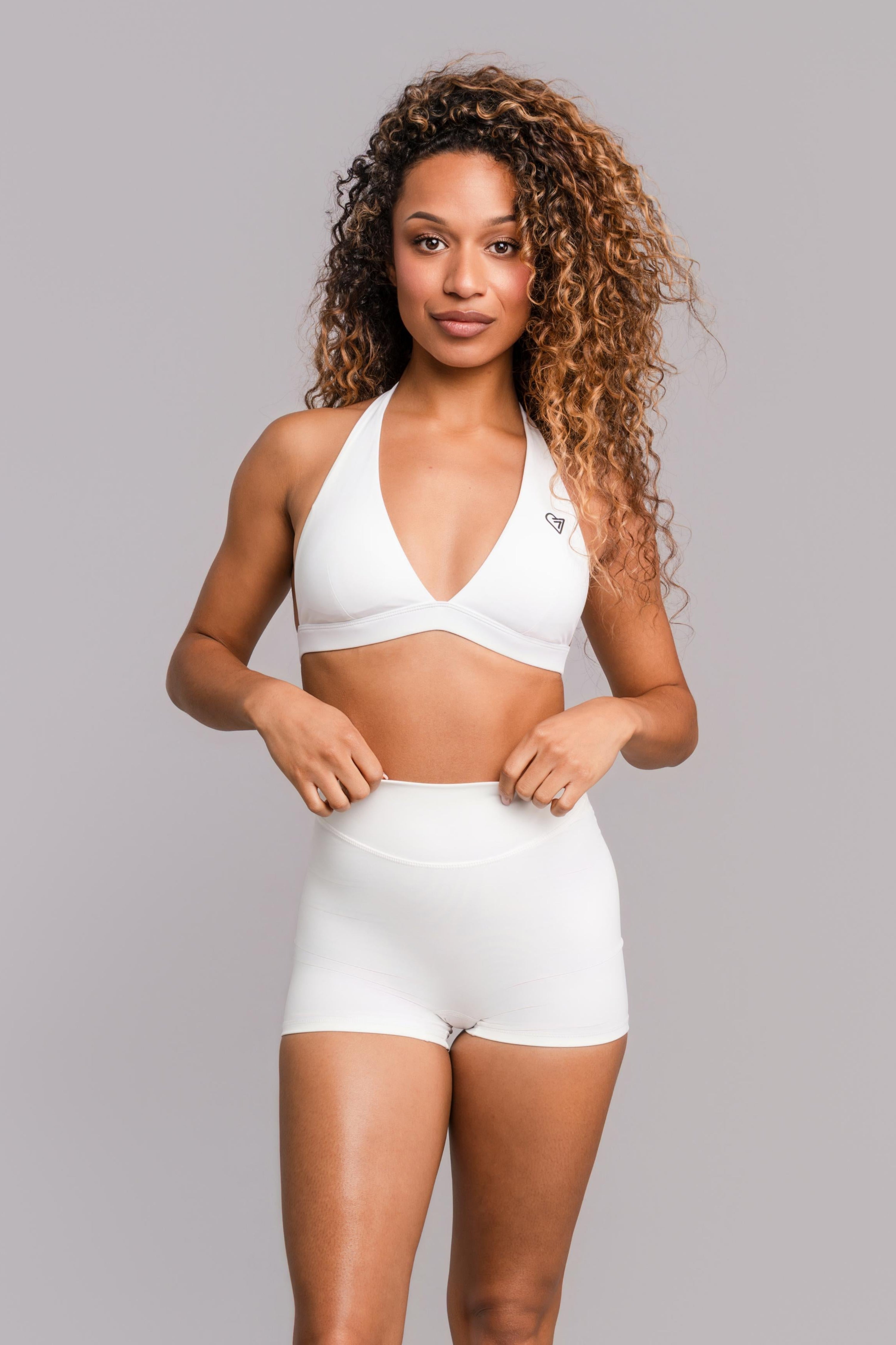 Infinity Sports Bra - White