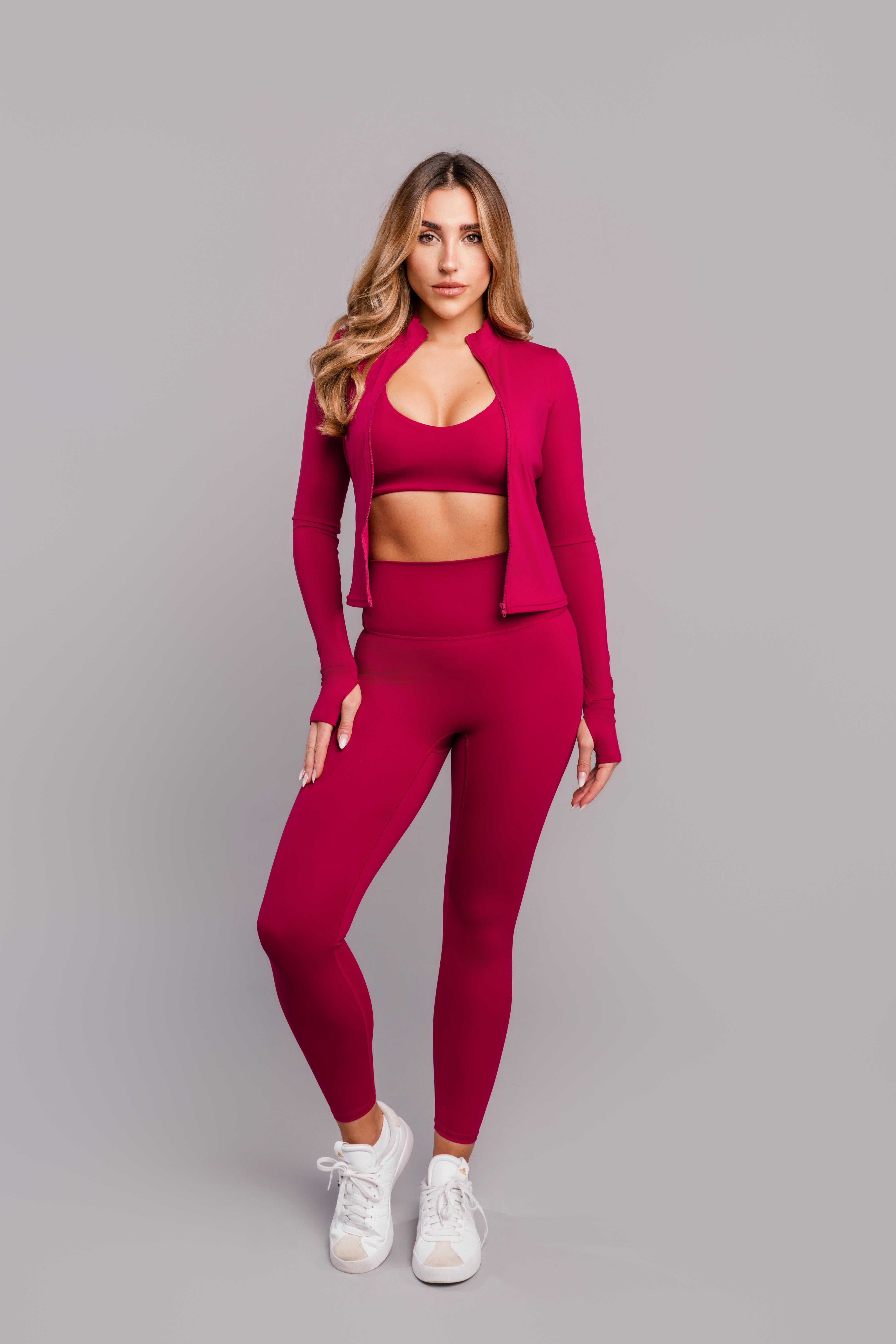 Essentials Top - Raspberry Red