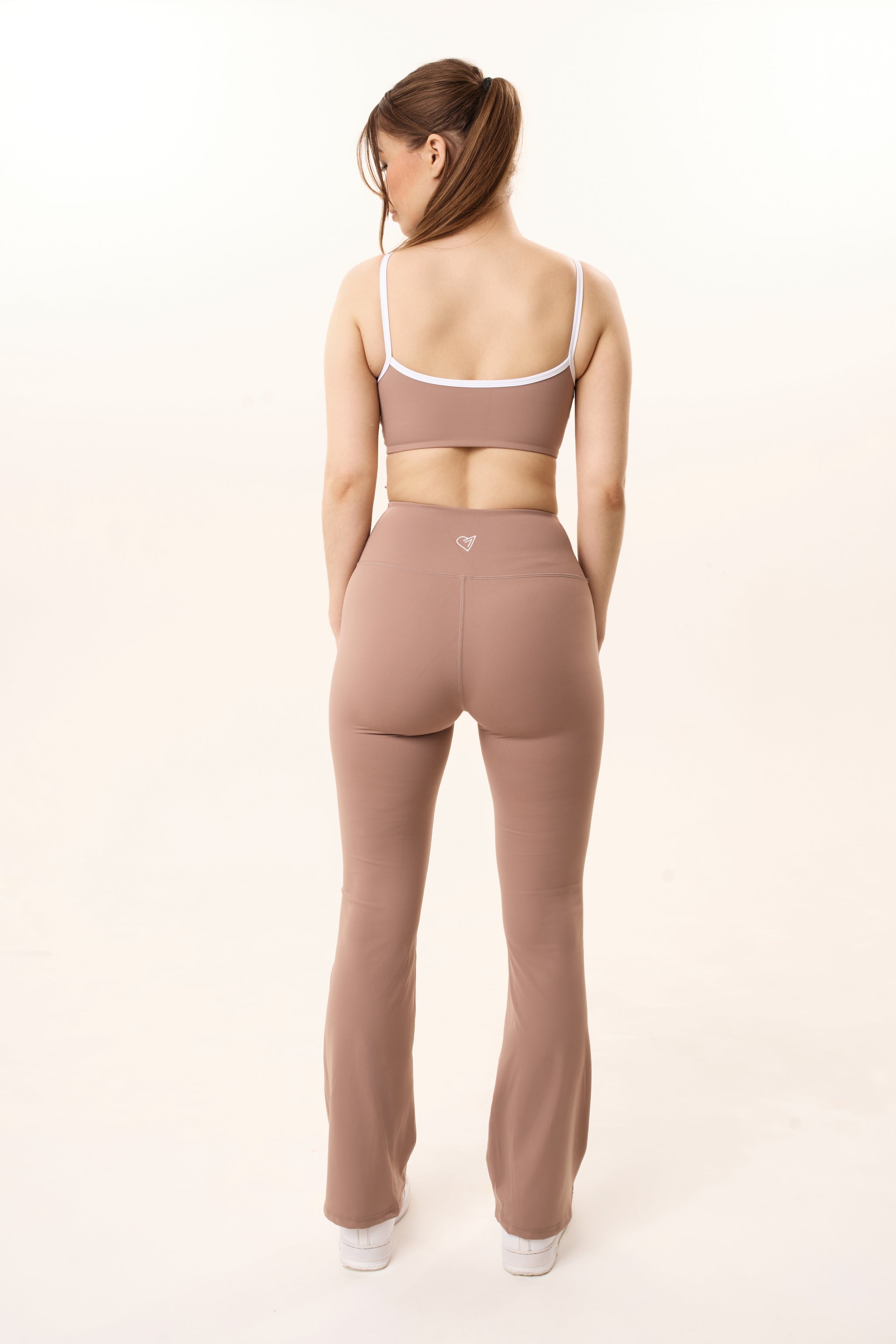 Loose Fit Leggings - Brown
