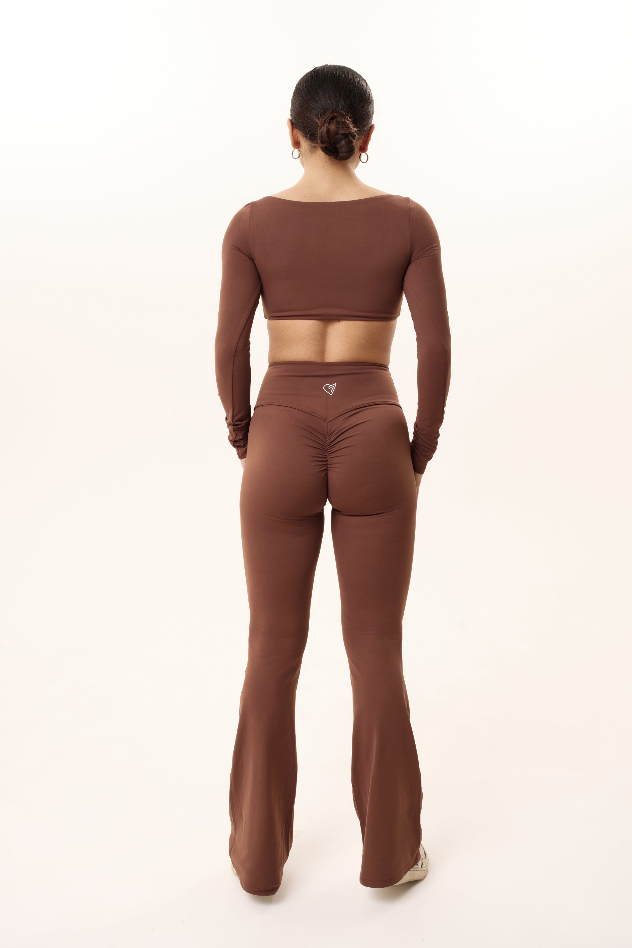Flare leggings - Brown
